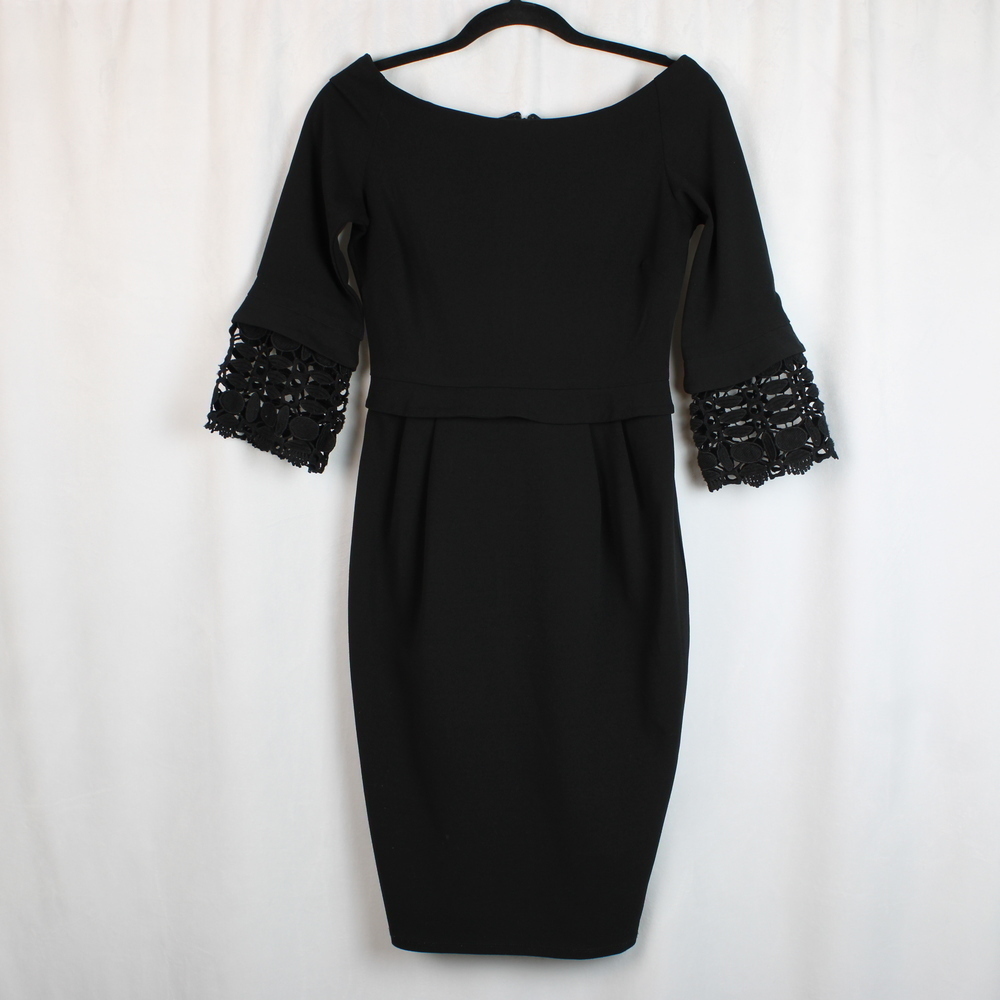 City Goddess Black Cocktail Dress - Picture 3 of 7